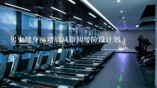 男士健身房增肌减脂初级阶段计划