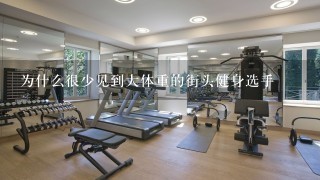 为什么很少见到大体重的街头健身选手